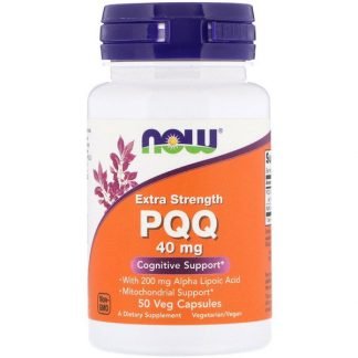 Now Foods, Extra Strength PQQ, 40 mg, 50 Veg Capsules