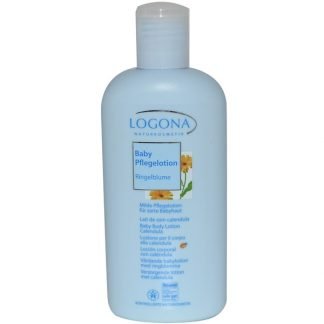 Logona Naturkosmetik, ベビーボディローション, キンセンカ, 6.8液量オンス (200 ml)