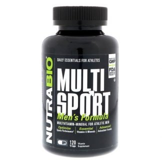 NutraBio Labs, マルチスポーツ、メンズフォーミュラ、ベジカプセル 120錠