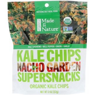 Made in Nature, オーガニックケールチップス、スーパースナック、ナッチョガーデン、2オンス (57 g)