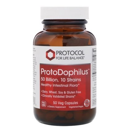 Protocol for Life Balance, ProtoDophilus、500億、10菌株、50ベジカプセル