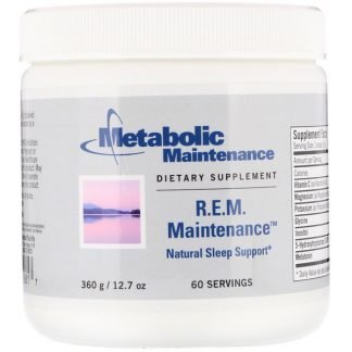 Metabolic Maintenance, R.E.M. メンテナンス、ナチュラル睡眠サポート、12.7オンス (360 g)