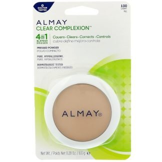 Almay, クリアーコンプレクションパウダー、100、ライト、0.28 oz (8 g)
