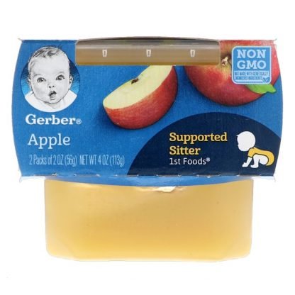 Gerber, Apple, 2 Pack, 2 oz (56 g) Each