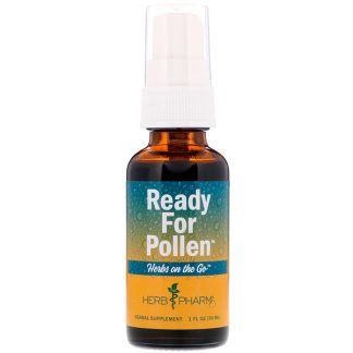 Herb Pharm, ハーブオンザゴー、花粉対策、1液量オンス (30 ml)