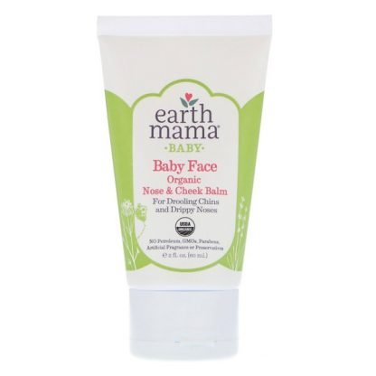 Earth Mama, Baby, Face Organic Nose & Cheek Balm, 2 fl oz (60 ml)