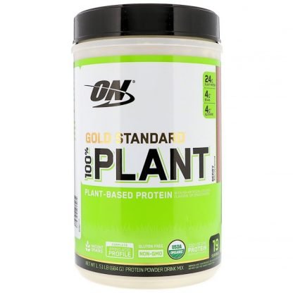 Optimum Nutrition, ゴールドスタンダード、100％植物性タンパク質、ベリー、1.51ポンド (684 g) (Discontinued Item)