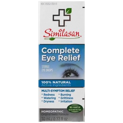 Similasan, Complete Eye Relief、滅菌の目薬、0.33 fl oz (10 ml)