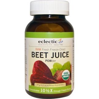 Eclectic Institute, オーガニック, ビートジュース（Beet Juice）粉末（POWder）, 3.2オンス（90 g）