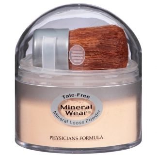 Physicians Formula, ミネラルウェア、ルースパウダー、トランスルーセントミディアム、SPF 16、0.49オンス (14 g)
