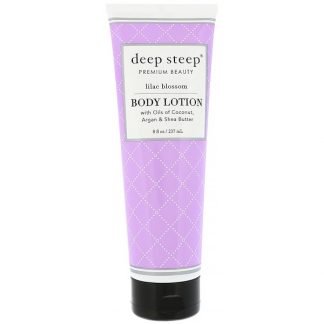 Deep Steep, Body Lotion, Lilac Blossom, 8 fl oz (236 ml)