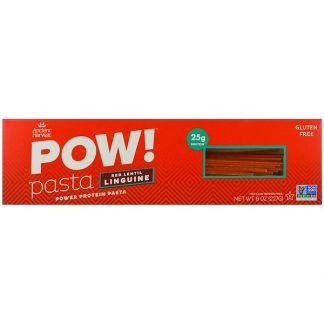 Ancient Harvest, POW! パスタ、赤レンティル・リングイネ、8 oz (227g)