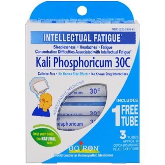 Boiron, リン酸カリウム 30C, チューブ3本, 各チューブに速溶解丸薬80粒 (Discontinued Item)