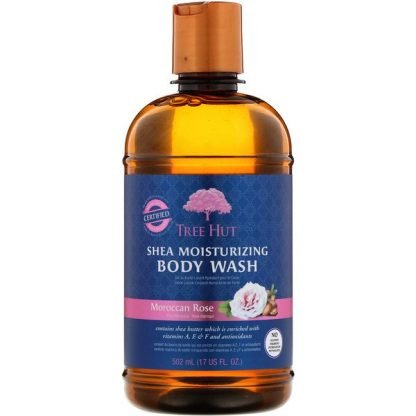 Tree Hut, シア モイスチャライジングボディウォッシュ、モロッカンローズ、502ｇ（17 fl oz）