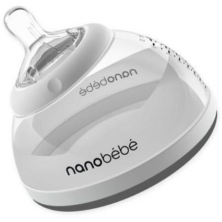 Nanobebe, 離乳容器、ステージ2、グレー、1個入り、8 oz (240 ml)