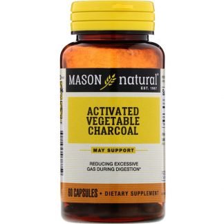 Mason Natural, アクティべ―テッド・ベジタブル・チャコール、60錠