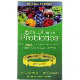 Dr. Ohhira's, Probiotics、オリジナルフォーミュラ、カプセル 60粒