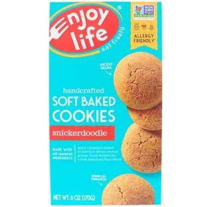 Enjoy Life Foods, ソフトベーククッキー、スニッカードゥードル、グルテンフリー、6オンス (170 g)