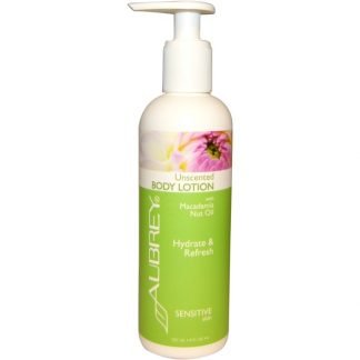 Aubrey Organics, 究極のモイスチャライジングローション、無香料、8液量オンス(237 ml)