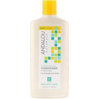 Andalou Naturals, コンディショナー、輝く髪、強さと活力、ヒマワリ & 柑橘類, 11.5 fl oz (340 ml)