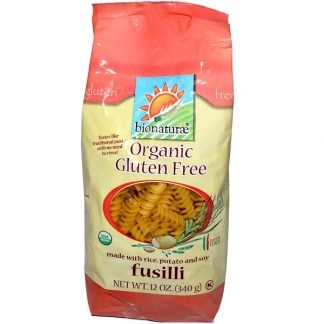 Bionaturae, グルテンのないオーガニックパスタ, フジッリ（Fusilli）, 12オンス (340 g)