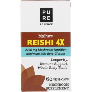 Pure Essence, MyPure、霊芝4倍、60ベジカプセル