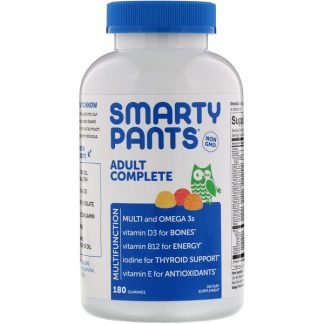 SmartyPants, アダルトコンプリート、グミ180粒