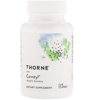 Thorne Research, Carnityl、アセチル-L-カルニチン、60カプセル