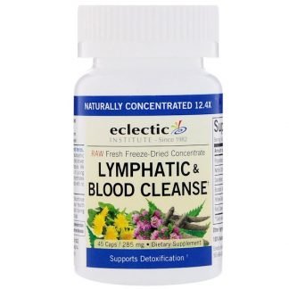 Eclectic Institute, リンパ & 血液 クレンズ、285 mg、ベジカプセル45個