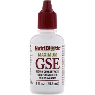 NutriBiotic, マキシマムGSE、液体濃縮物、29.5 ml（1 fl oz）