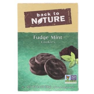 Back to Nature, ファッジミントクッキー、 6.4オンス (181 g)