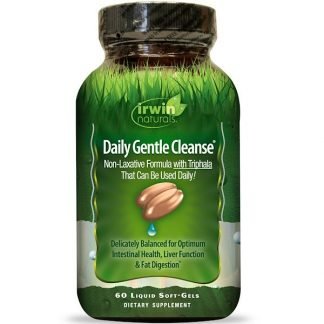 Irwin Naturals, Daily Gentle Cleanse、リキッド・ソフトジェル60錠