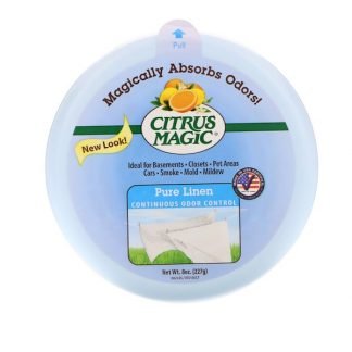 Citrus Magic, ソリッド・エアフレッシュナー、ピュアリンネル、8 oz (227 g)