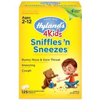 Hyland's, 4キッズ、スニッフルアンドスニーズ、2～12歳用、すぐに溶けるタイプ125錠