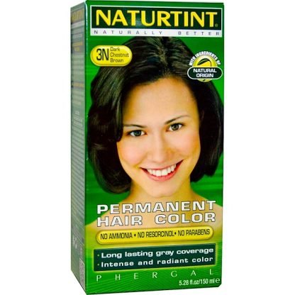 Naturtint, パーマネントヘアーカラー, 3N ダークチェストナッツブラウン, 5.28 fl oz (150 ml)