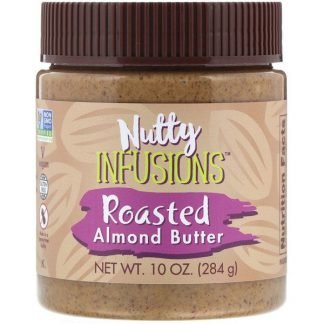 Now Foods, Ellyndale Naturals、ナッツインフュージョン、ローストアーモンドバター、10 oz (284 g)