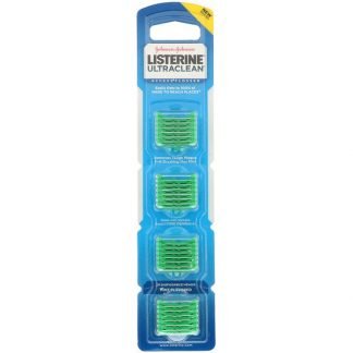 Johnson's, Listerine、Ultraclean、アクセスフロッサー詰め替えパック、ミント味、使い捨てヘッド28個