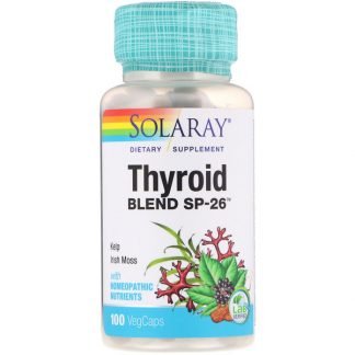 Solaray, Thyroid Blend SP-26, 100 VegCaps
