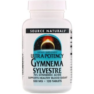Source Naturals, ウルトラ・ポーテンシー・ギムネマ, 550 mg, 120 錠