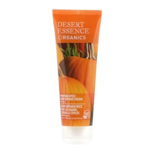 Desert Essence, デザートエッセンス, Organics, Hand Repair Cream, Pumpkin Spice, 4 fl oz (118 ml)