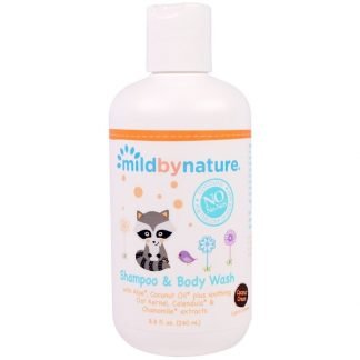 Mild By Nature, シャンプー & ボディウォッシュ、ココナッツクリーム 8.8 fl oz (260 ml) (Discontinued Item)