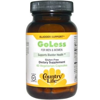 Country Life, ゴーレス, 男性 & 女性用, 膀胱の健康を支援, 60 ベジタリアンカプセル