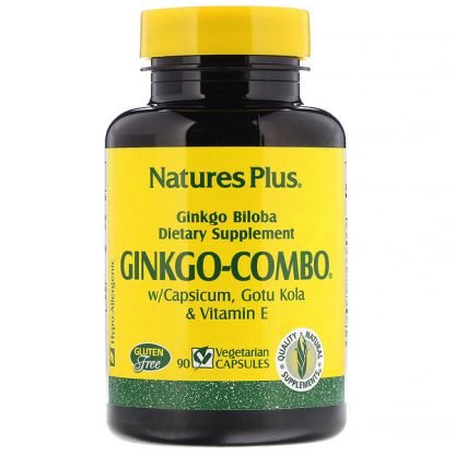 Nature's Plus, イチョウ-コンボ®, 90 ベジタリアンカプセル