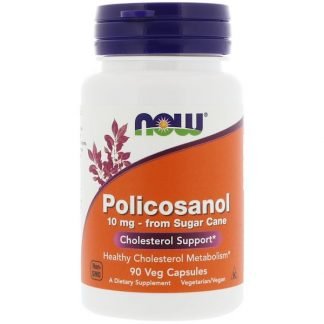 Now Foods, ポリコサノール、10mg、ベジカプセル90錠