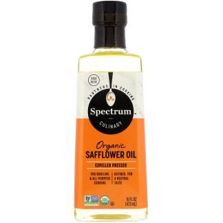 Spectrum Culinary, オーガニック サフラワーオイル, 高温, 16 液量オンス (473 ml)