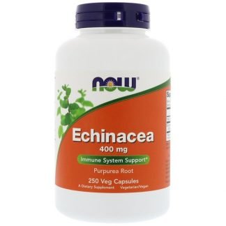 Now Foods, エキナセア、400 mg、ベジタリアンカプセル250錠
