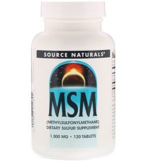 Source Naturals, MSM、1000 mg、120錠