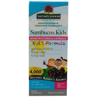 Nature's Answer, Sambucus Kid's Formula, 4,000 mg, 4 fl oz (120 ml)