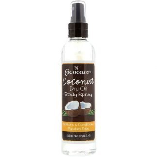 Cococare, Coconut Dry Oil Body Spray, 6 fl oz (180 ml)