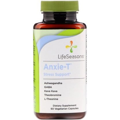 LifeSeasons, Anxie-T ストレスサポート、植物性カプセル60粒